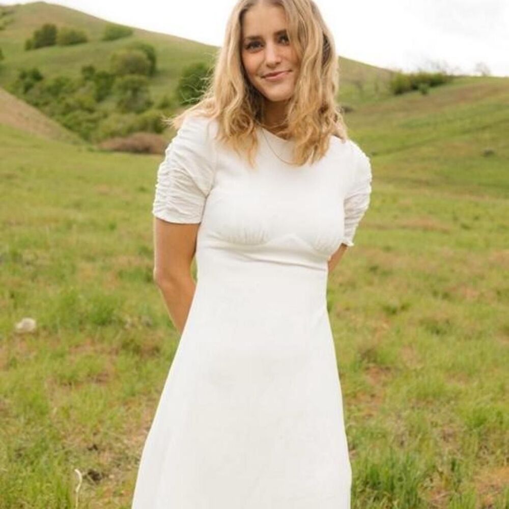Bohme Women's White and Cream Dress